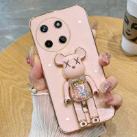 KOSLAM เคสโทรศัพท์ขาตั้งในตัวที่สวยงามและลูกกวาดน่ารักหมีในตัวสำหรับ Realme 11 4G 5G 11 NFC 11 Pro 11 Pro 11 + C51 C53 C55 C33 C30S C35 Realme 10 4G 10 Pro + 2023คลังสินค้าพร้อมปลอกโทรศัพท์มือถือ TPU นิ่มสไตล์ใหม่