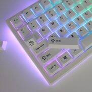 125 Phím Tối Giản Trắng Nhật Bản Keycaps Cho Bàn Phím Cơ Cherry Hồ Sơ