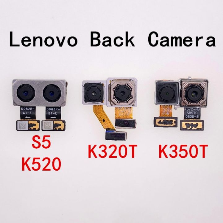 กล้องด้านหลังกล้องหลักมองหลังโมดูลกล้องขนาดใหญ่ Flex สำหรับ Lenovo S5 K520 K320T อะไหล่ทดแทน K350T ซ่อม