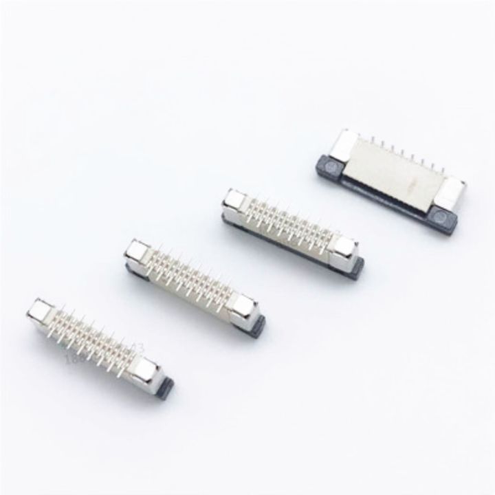 10pcs-ffc-fpc-socket-0-5mm-4-6-7-8-9-10-12-14-15-16-20-22-24-26-28-30-34-40-45-50-54-60-pin-vertical-type-ribbon-flat-connector