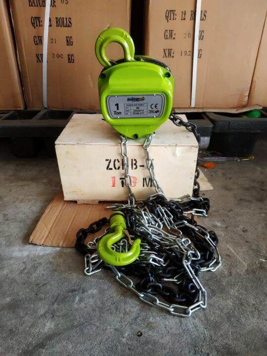 Chain Block Takel 1 Ton 5 Meter Doziro Katrol Derek Hoist Original