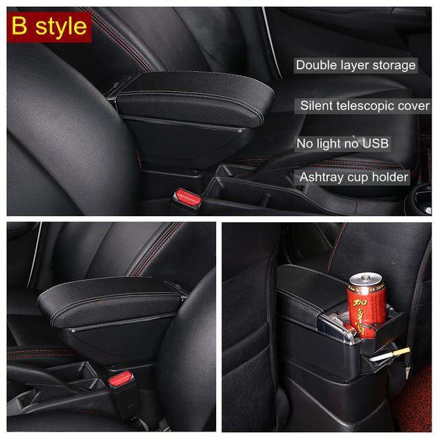 hot-dt-armrest-box-sonic-aveo-2012-2018-centre-console-storage-usb-charging-ashtray-with-cup-holder-retractable