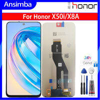Ansimba หน้าจอ6.7นิ้วสำหรับ Huawei ให้เกียรติ X8A/Honor X50i แอลซีดีหน้าจอสัมผัสหน้าจอดิจิตอล CRT-LX1 CRT-LX2 CRT-LX3ประกอบกับเครื่องมือ