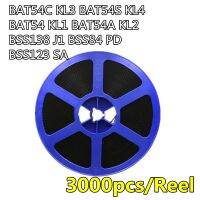 3000pcs / ม้วน BAT54C KL3 BAT54S KL4 BAT54 KL1 BAT54A KL2 BSS138 J1 BSS84 PD BSS123 SA Schottky ไดโอด SOT23