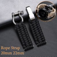 20 22mm Rope Strap for Garmin Vivoactive 3 Venu Forerunner 645M 245M Nylon Adjustable Buckle Watch Band for Huawei GT2 2e Pro Straps