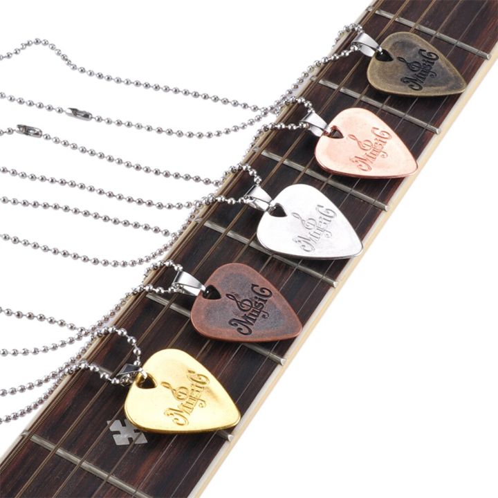 metal-guitar-pick-zinc-alloy-pick-necklace-rock-symbol-pendant-plectrum-for-electric-guitar-musical-instrument-parts-accessories-guitar-bass-accessori