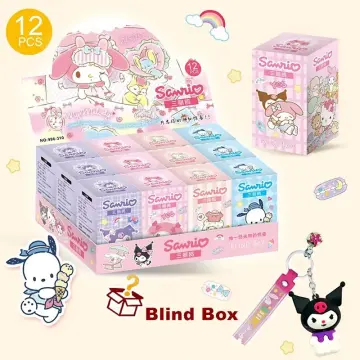 Hello Kitty Theatre Series Sanrio Blind Box Kawaii Kulomi My Melody  Cinnamoroll Handmade Collectible Figure Ornament