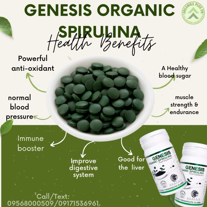 Genesis Organic Spirulina Superfood Lazada PH