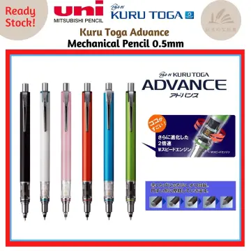 UNI Kuru Toga Limited Edition Advance Mechanical Pencil + Free Lead 0.5MM  HB, Pensil Mekanikal