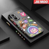 เคส JIUMOO สำหรับ Xiaomi MI POCO F3 Redmi K40 K40 Pro การ์ตูนทอยสตอรี่ Lightyear เคสโทรศัพท์เนื้อแข็งบางใสขอบสี่เหลี่ยมเคสซิลิโคนกันกระแทกคลุมทั้งหมดป้องกันเลนส์กล้อง