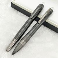 YAMALANG Luxury MB Black Carbon Diamond Ball Pen Inlaid Crystal Head Best Fountain Pens