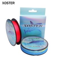 [HOT LIAXLLWISAAZH 534] XOSTER X8 150เมตร300เมตร500เมตรสายการประมงถัก8เส้น MultiColor M Ultifilament น้ำเค็ม PE Line15 20 30 40 60 80 100LB