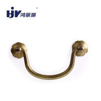 Retro Zinc Alloy Kitchen Drawer Cabinet Door Handle Furniture Knobs Hardware Cupboard Antique Pull Handles Bronze Tone Screw