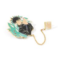 Anime Jujutsu Kaisen Character Cartoon Fushiguro Megumi Mini Badge Enamel Pin Brooch  Fashion Jewelry for Fans Collection Gifts Fashion Brooches Pins