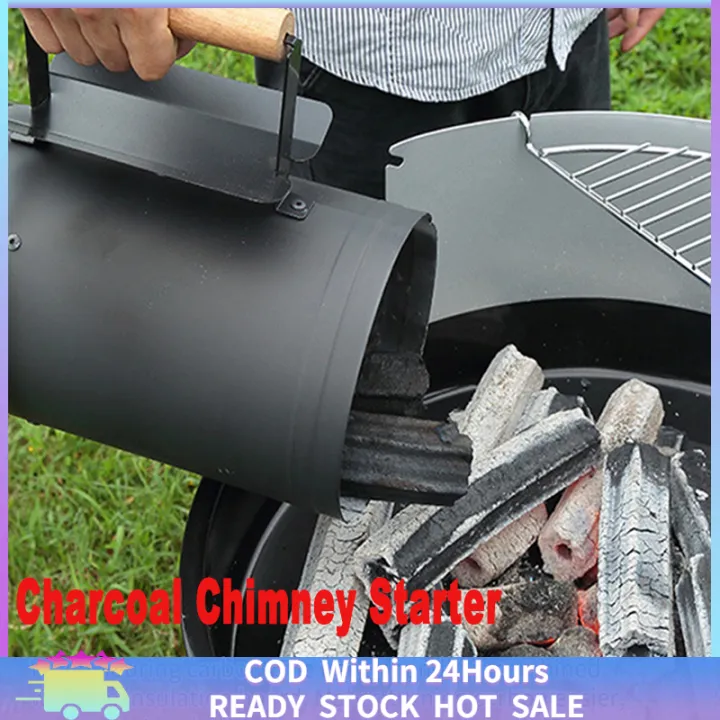【Ready Stock】Fast Charcoal Chimney Starter BBQ Chimney Starter Carbon