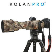 ฝาปิดเลนส์ลายพราง ROLANPRO สำหรับซิกม่า150-600มม. F5-6.3 DG OS HSM เลนส์กรอบโค้งอุปกรณ์ป้องกันเลนส์ปลอกแขนป้องกัน