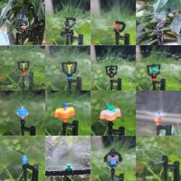 20pcs Garden Watering Sprinkler Misting Emitters Refracting Nozzle Micro Irrigation Sprinklers Atomizers Rotating Lawn Sprinkler