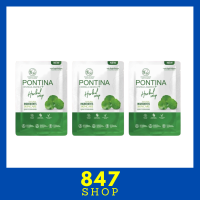 3 ก้อน Pontina Centella Asiatica Herbal Soap สบู่ใบบัวบก พรทิน่า ขนาด 27 g. / 1 ก้อน