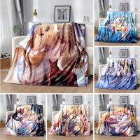 Magic game Flannel blanket, cartoon breathable warm bed travel gift bag of this season