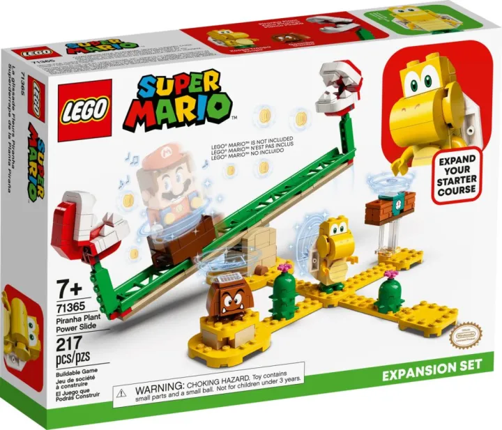 lego 71365 super mario piranha plant power slide expansion set buildable game