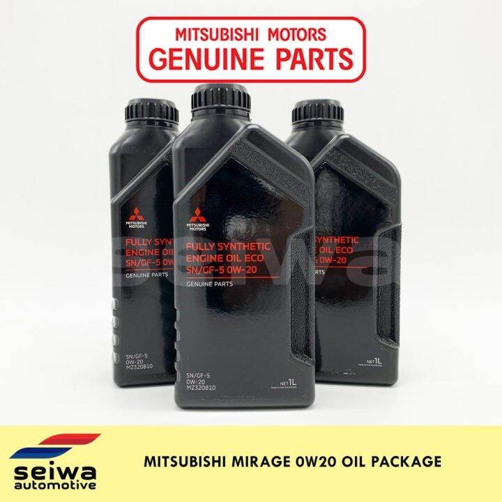 Mitsubishi Mirage Motor Oil Package 0W20 Genuine Mitsubishi Auto