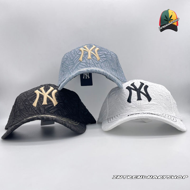 ny-หมวกแก๊ป-หมวกแฟชั่น-งานปัก-เนื้อผ้าดี-งานคุณภาพดี-100-fashion-cap