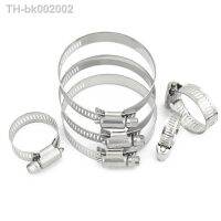 ◕✱ 4pcs 304 Stainless Steel Hose Clamp Adjustable 6-12-27-63mm Hose Clip Set for Water Pipe Plumbing Joinery Clamps Welding Tools