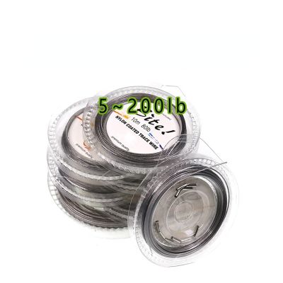 10M 7 Strands 5LB-200LB Nylon Coated Trace Wire Braided Steel Wire Leader Coating Jigging Fish Line Sea Fishing Rigs Accessories Accessories