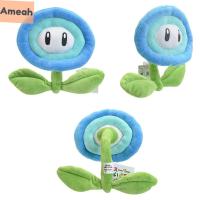 AMEAH หมอนของเล่นเด็กผ้าคอตตอนน่ารักดอกไม้สีฟ้าตุ๊กตา Stitch ดอกไม้สีแดงเปลวไฟสีแดงดอกไม้ตุ๊กตาหนานุ่ม Bros ตุ๊กตาผ้ากำมะหยี่ดาวยัดไส้ Game Mario สุดๆ