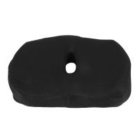 THLT0B New Office Chair Cushion Car Seat Pillow Memory Foam Pad Seat Cushion Black