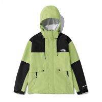 North Face 1990ชุดลุยป่าเราเวอร์ชั่นใหม่สำหรับฤดูใบไม้ร่วงสำหรับทั้งหญิงและชายโค้ทมีสไตล์เดียวกันกันลมปักแจ็คเก็ตมีฮู้ดขนาดใหญ่กลางแจ้งเวอร์ชันสูง