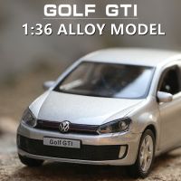 1:36กอล์ฟ6 GTI ล้อแม็กรถยนต์รุ่น D Iecast จำลองโลหะของเล่นยานพาหนะรถรุ่นประตูสามารถเปิดคอลเลกชันเด็กของเล่นของขวัญ