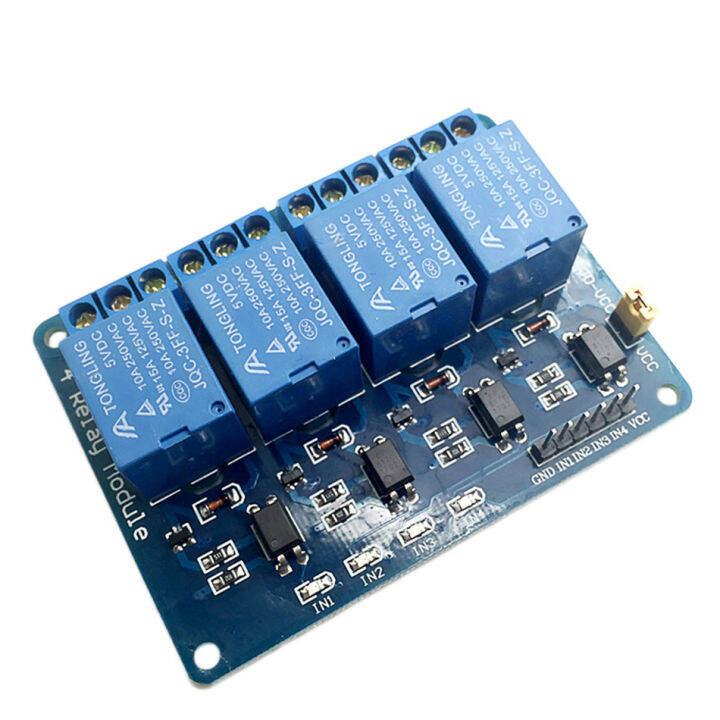 Arduino IoT 4 Channel Relay Opto Isolator 10A 5V Relay Module Lazada