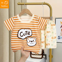 Boys clothing Thai boys clothing  2023 summer new childrens clothing childrens short sleeve shorts set boys and girls baby T-shirt boys and girls cotton