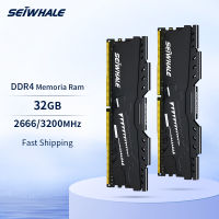 Seiwhale หน่วยความจำ RAM DDR4 32GB 2666MHz 3200MHz memoria UDIMM โมดูลคอมพิวเตอร์เดสก์ท็อป RAM