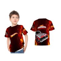 T-shirt T-Shirt For Kids Hot Wheels Car - 02 Fullprint Latest