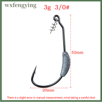 Wxfengying หัวข้อเหวี่ยงตะขอมีหนาม3G 5.25G ตะขอตกปลาออฟเซ็ตข้อเหวี่ยงตะขอตกปลาเหมาะสำหรับอุปกรณ์ตกปลา