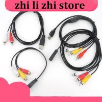 zhilizhi Store USB A 2.0 female Male To 2 3 Rca 2/3RCA Male female AV plug Adapter connector converter Cable Lead PC TV HDTV AUX Audio Video