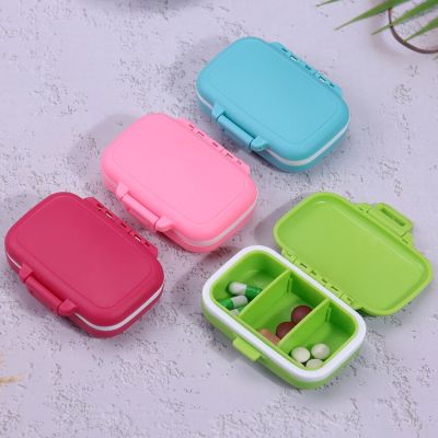 1PC 3 Grids Mini Weekly Tablet Pill Medicine Box Holder Storage Organizer Container Case Pill Box Splitters Travel Pill Box Medicine  First Aid Storag