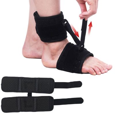ปรับ Plantar Fasciitis Night Splint Foot Drop Orthosis Stabilizer Elastic Toe Protector Night Splints Pain Relief
