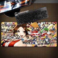 King of Warriors Game Girls ยางคีย์บอร์ดโต๊ะแผ่นรองเมาส์ Ped Anime Computer Pads