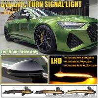 ไฟสัญญาณเลี้ยว LED กระจกด้านข้างไหลแบบไดนามิกสำหรับ Audi A6 C8 A7 4A D5 A8 4K 4N 2019 2020 (08)