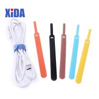 10/30/50Pcs Nylon Reusable Cable Ties 12*150mm With Eyelet Holes Back To Back Cable Tie Nylon Hook Loop Fastener Management Cable Management