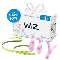 WiZ Strip ไฟเส้น เซ็ต 3 เมตร Strip Starter Kit + 1 Strip Extension ริบบ้อนเปลี่ยนสี RGB ดิมเมอร์ เปลี่ยนแสง ดิมแสง หรี่ไฟ