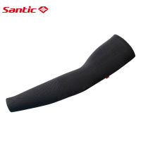 Winter Fleece Cycling Sleeve Arms Warmer Bicycle Bike Armwarmers Santic Thermal Sport Arm Sleeve Ciclismo Asian Size S-XL