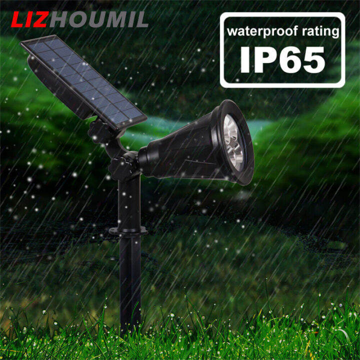 lizhoumil-ไฟพลังแสงอาทิตย์7led-แบตเตอรี่ลิเธียม2200mah-โคมไฟตกแต่งสวนกลางแจ้งสีอาร์จีบีที่มีสีสันสวนสนามหญ้า