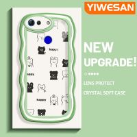 YIWESAN เคส V20เคสสำหรับ Honor Pro,V30กระต่ายน้อยสีสันสดใสมาการองขอบคลื่นเคสมือถือกันกระแทกแบบใสนิ่มเคสซิลิกาเจลโปร่งใสลายกล้องถ่ายรูปเก๋ไก๋ฝาครอบป้องกัน