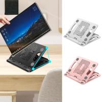 Laptop Stand Cooling Bracket Multifunctional Dual Phone Holder Stand For Live Streaming Laptop Notebook Holder Cooling Bracket Laptop Stands