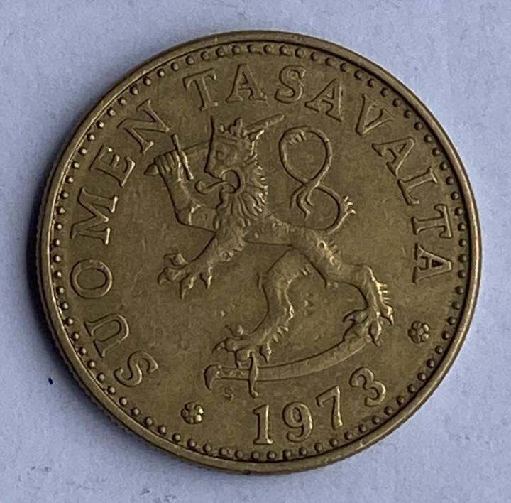 芬兰 Finland 20 Penniä (1963-1990 pine tree Aluminium bronze Version ...