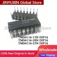 ชิปเซ็ต IC แบบ DIP16 4116 TMS4116 TMS4116-25NL TMS4116-15NL ใหม่5ชิ้นสินค้าขายส่งในสต็อก